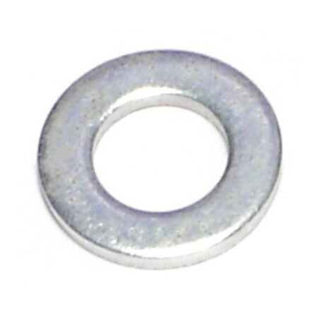 Midwest Fastener Flat Washer, For Screw Size M7 , Steel Zinc Plated Finish, 40 PK 73685